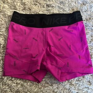 Nike Pink Athletic Shorts Performance Fit